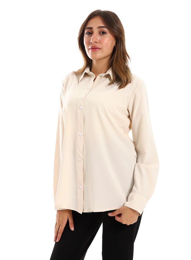 Master Jeans Women Long sleeve buttoned down shirt - Image 2