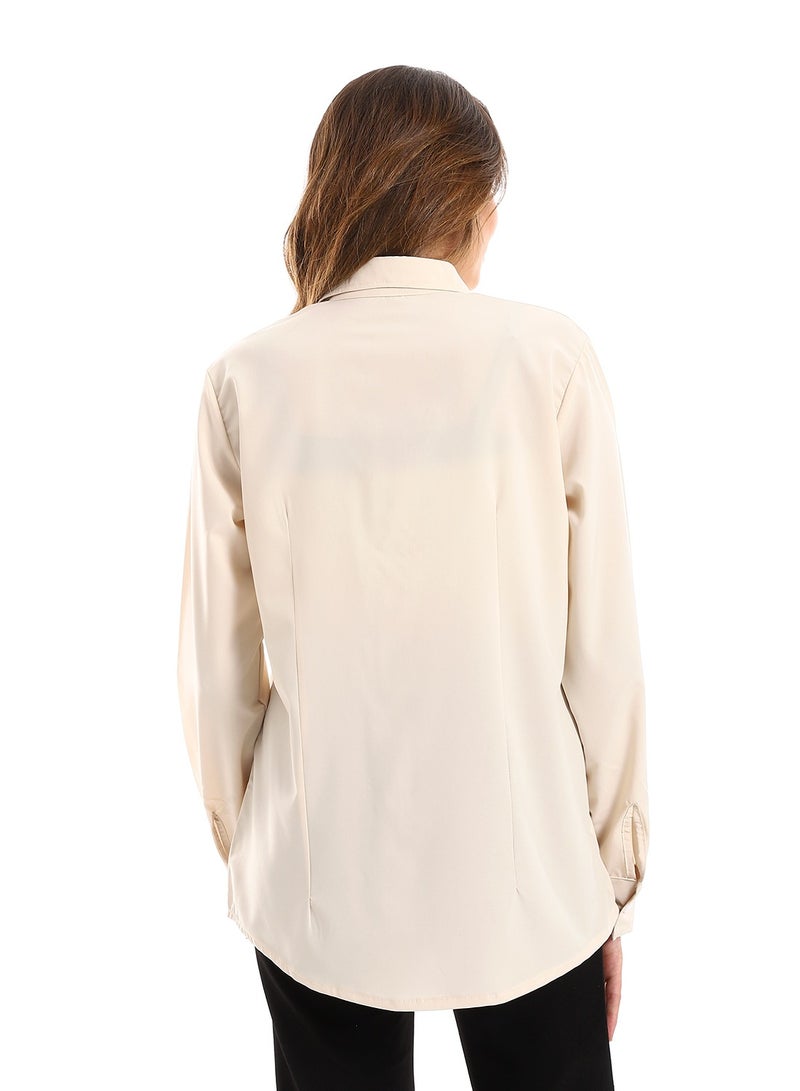 Master Jeans Women Long sleeve buttoned down shirt - Image 3