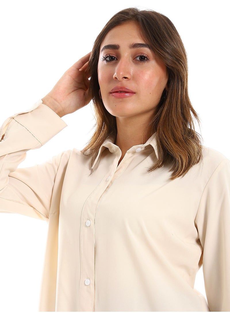 Master Jeans Women Long sleeve buttoned down shirt - Image 4