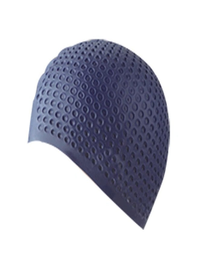 AASHRAY Swimming Cap Inner Bubble Dotted Cap for Women Girls Men Boys Swim Cap for Long Hair | Anti Slip Silicone Swiming Cap Ideal for Everyday use.(Extra Long & Soft) (Assorted) - Image 1