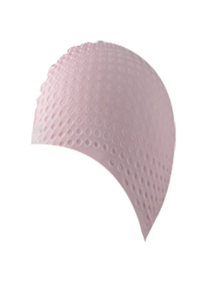 AASHRAY Swimming Cap Inner Bubble Dotted Cap for Women Girls Men Boys Swim Cap for Long Hair | Anti Slip Silicone Swiming Cap Ideal for Everyday use.(Extra Long & Soft) (Assorted) - Image 5