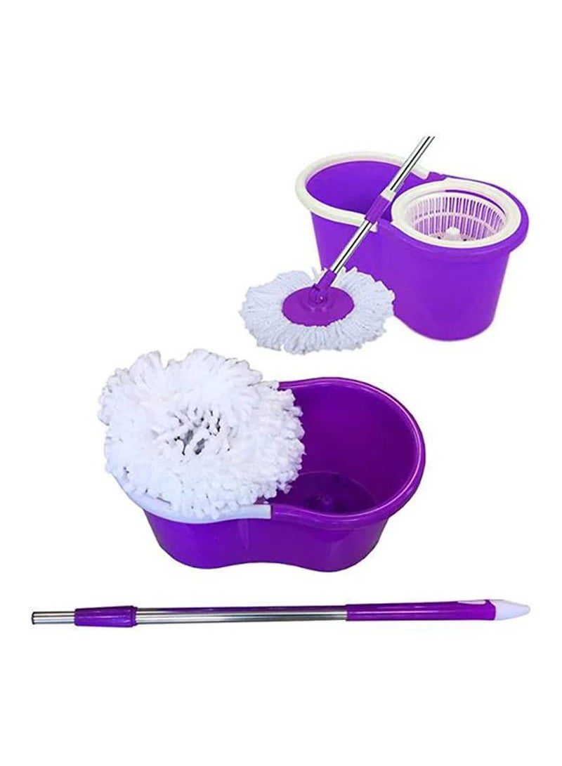360° Rotating Mop With Bucket Dual Mop Heads Use Squeeze Rotating Mop To Quickly Dispensing Rag Floor Mop And Washing Floor Mop - Image 2