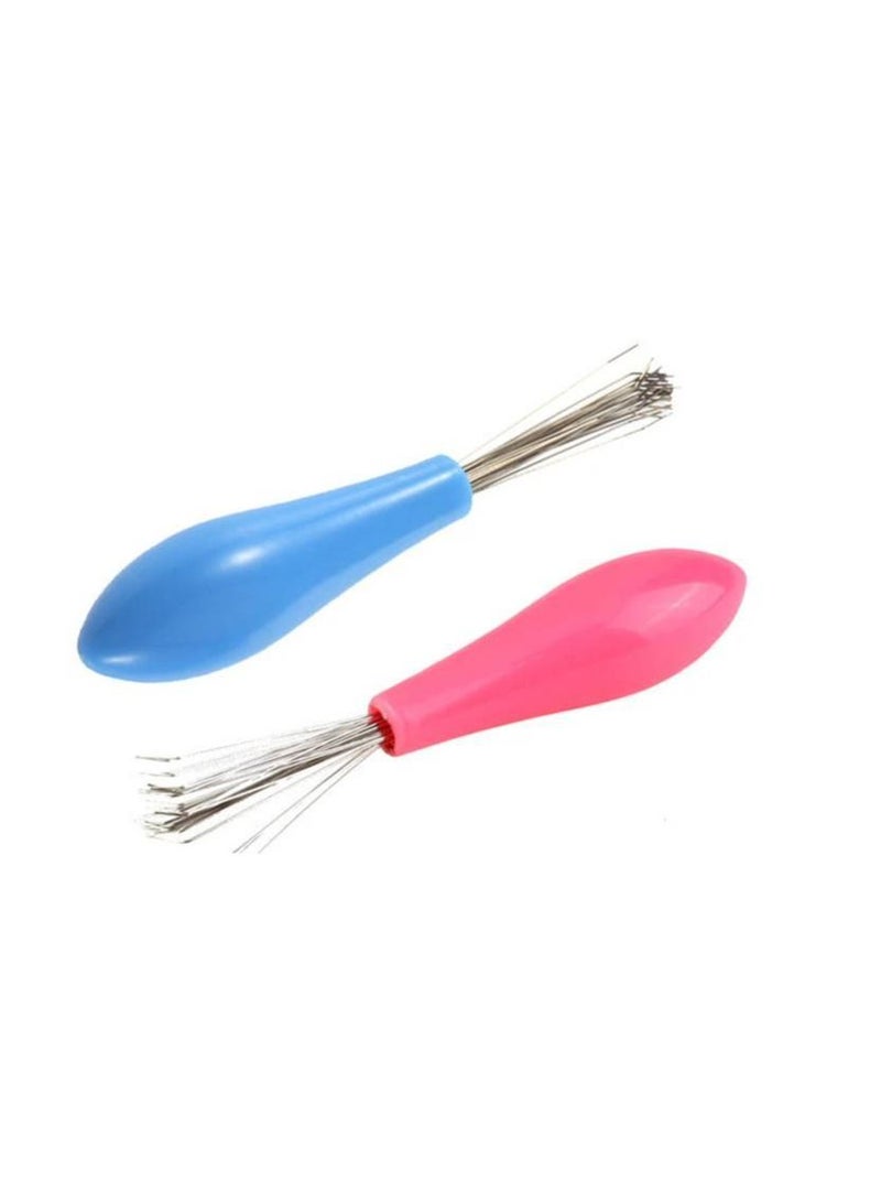 3 Pcs Comb Hair Brush Cleaner Plastic Handle Cleaning Brush Remover Embedded Beauty Tools Cleaning Products Cleaning Supplies - Image 2
