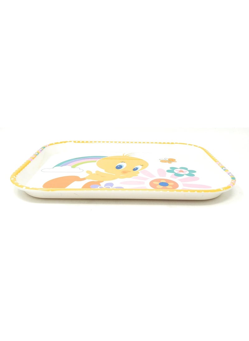 Tweety Tweety Rectangular Melamine Tray Multicolour  - Image 2