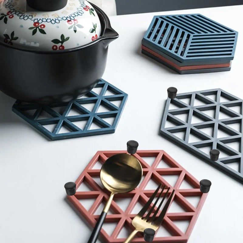 8Pcs Non Slip Rubber Pads Anti Scald Furniture Leg Caps For Chair Table Kitchen - Image 4