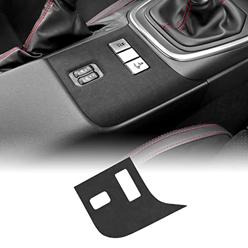 KUNGKIC for MT Toyota GR86 Subaru BRZ 2023 2022 2021 2024 2025 Seat Heating Control Button Cover Center Console Panel 9002 Color Italian Suede Sticker Interior Accessories - Image 1