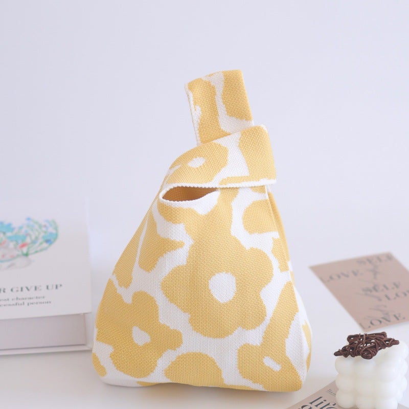 Knitted Bag Handbag Bucket Bag Tote Bag Woven Bag Women'S Bag Women'S Bag Vest Bag Simple Gift - Image 4