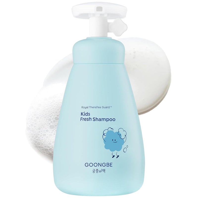 GOONGBE Kids Fresh Shampoo â€“ Oily Scalp Deep Cleanse for Active Kids â€“ Micellar Purifying with Moringa Extract â€“ Silicone-Free Low pH, Allergen-Free, Korean K-Beauty Scalp Care, 10.1oz - Image 1