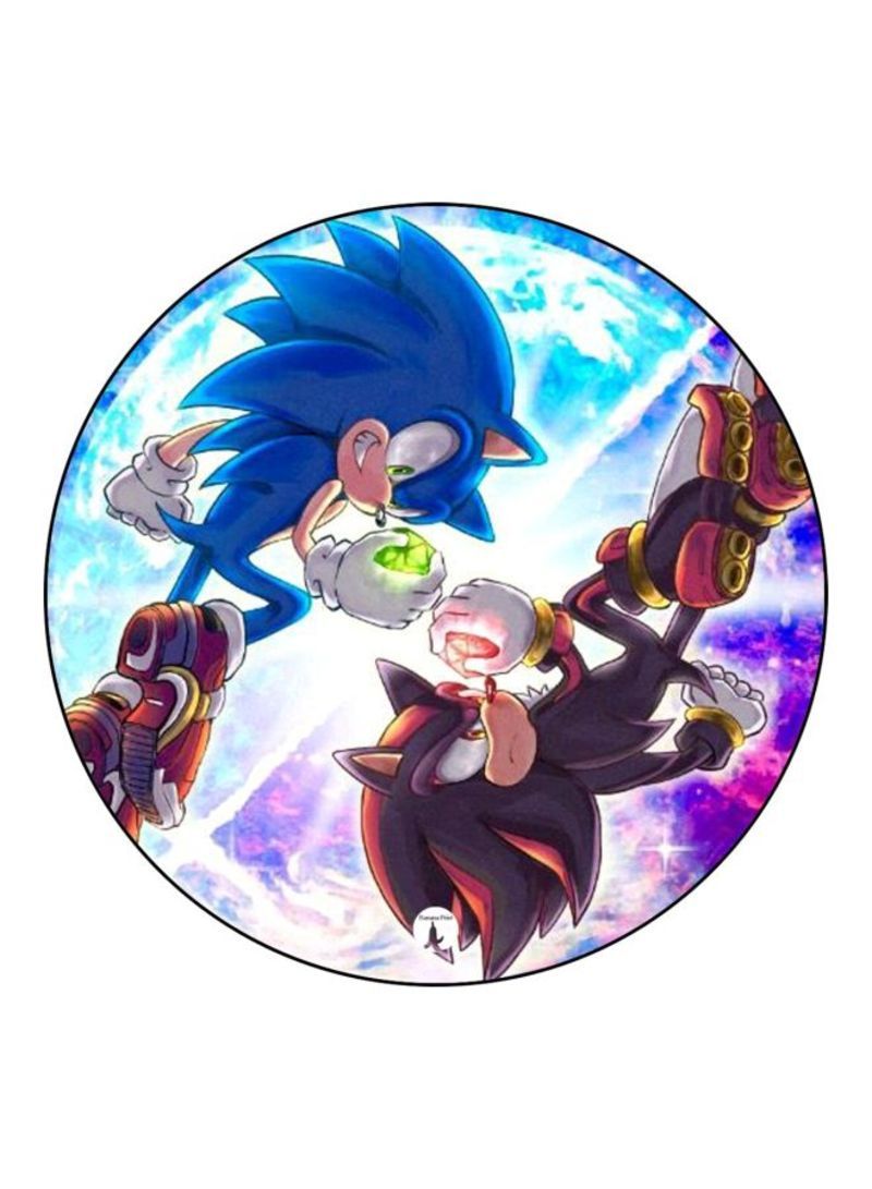 RKN Sonic Printed Badge Brown/Blue/Purple - Image 2