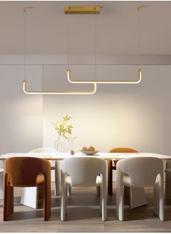 LOOPITYS 90CM - Three color temperature - Modern luxury - Restaurant pendant light, bedroom pendant light, 150cm height adjustable,chandelier  - Image 1