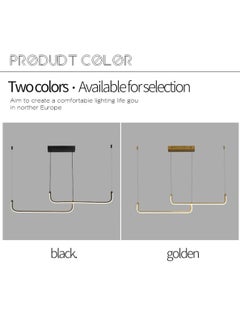 LOOPITYS 90CM - Three color temperature - Modern luxury - Restaurant pendant light, bedroom pendant light, 150cm height adjustable,chandelier  - Image 5