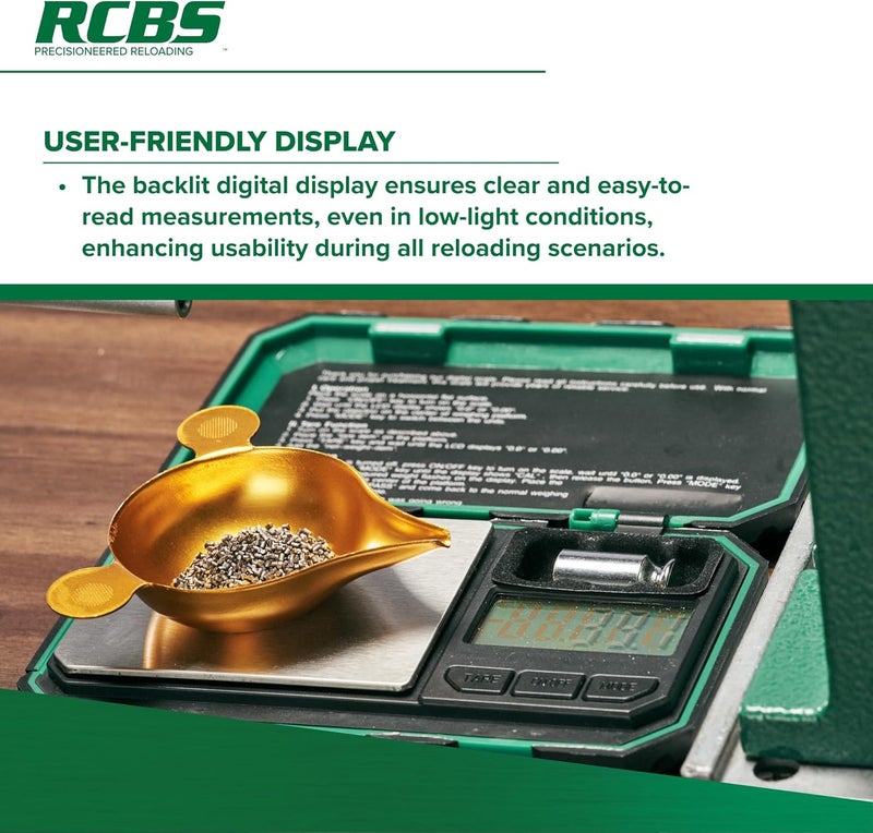 RCBS 1500 Grain Pocket Scale_98914, Green - Image 5