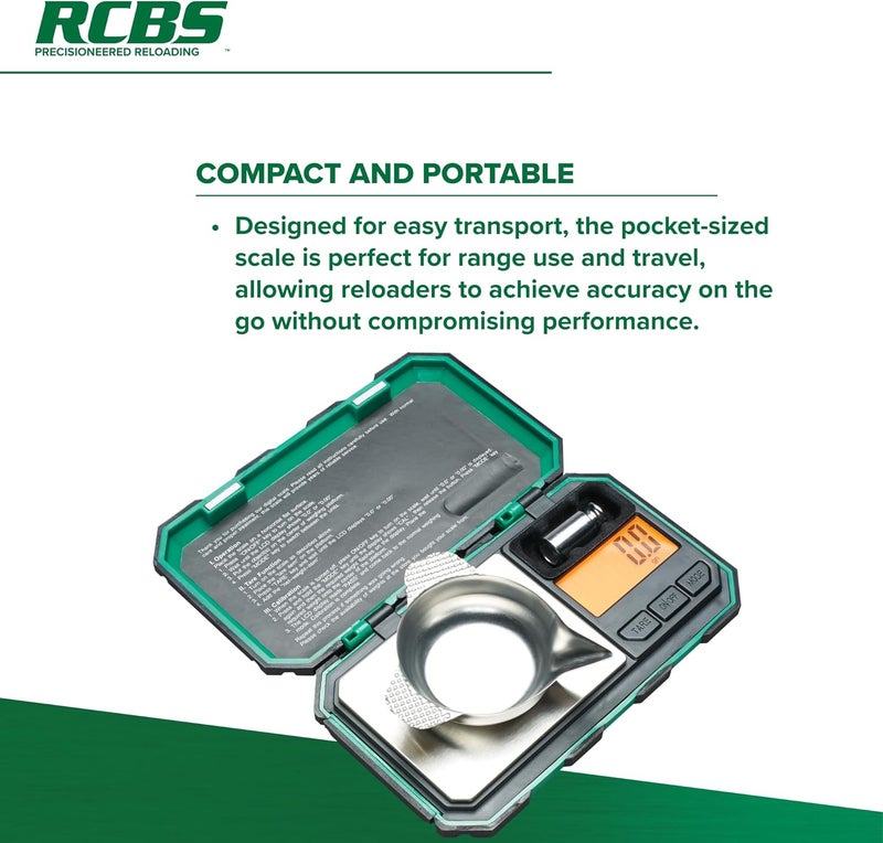RCBS 1500 Grain Pocket Scale_98914, Green - Image 4