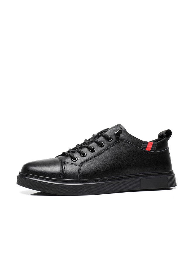 15MINS Top Grain Leather】spring Men's Casual Sneakers - Slip-on Convenient Loafers For Everyday Wear - Image 3