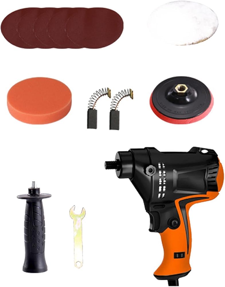 Bahels Portable polishing machine Professional 980W Electric Car Polisher Polishing Machine Six Gears Adjustable Speed Car Electric Polisher Waxing Machine Low noise - Image 1
