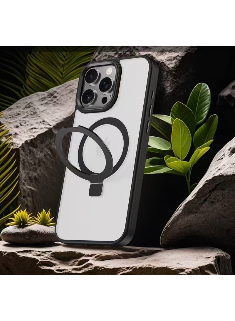 MagSafe Protective Case for Apple iPhone  15, 【Full Shockproof Protection】 Slim Phone Case with Strong Magnets, Anti-Yellowing, Anti-Drop & Kickstand Feature - Image 4