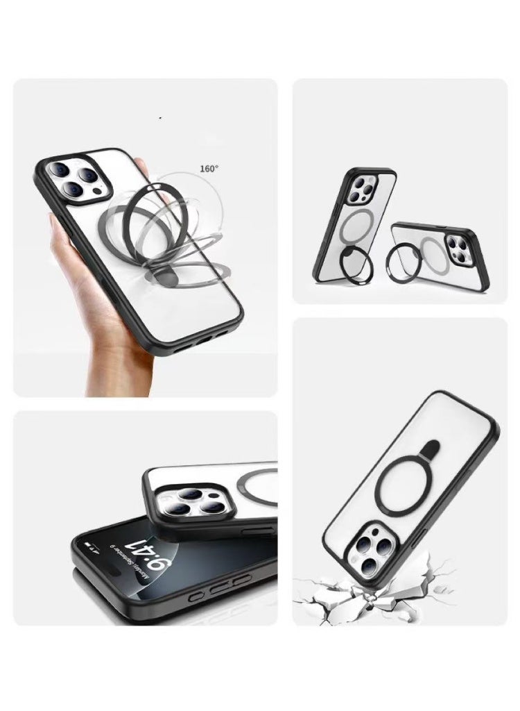 MagSafe Protective Case for Apple iPhone  15, 【Full Shockproof Protection】 Slim Phone Case with Strong Magnets, Anti-Yellowing, Anti-Drop & Kickstand Feature - Image 3