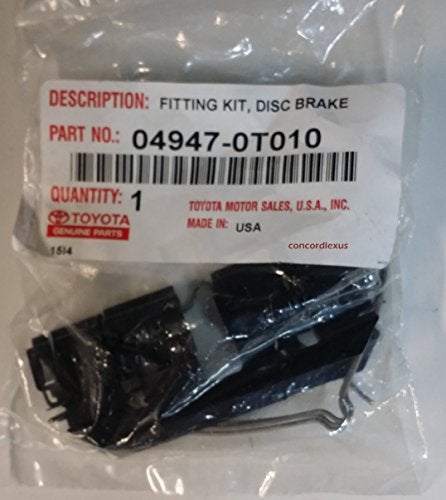 Toyota Genuine Parts Fitting KitDisc Bra 049470T010 - Image 1