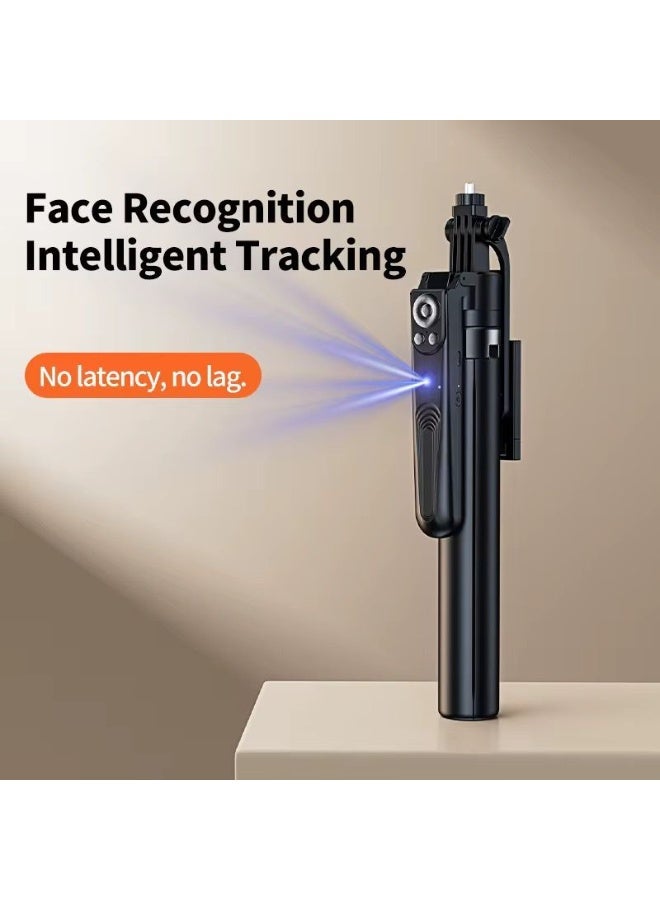 BlueFire AI Auto Following Tripod with Face Tracking, Wireless Remote Control, 360° Rotation, Adjustable Height up to 160cm, Aluminum Alloy Selfie Stick Tripod, Intelligent Shooting, Live Streaming Stand, Portable Foldable Tripod for Smartphone Video Recording - Image 5