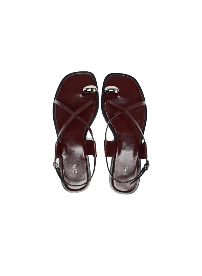 زارا صنادل بحزام واحد - Image 2