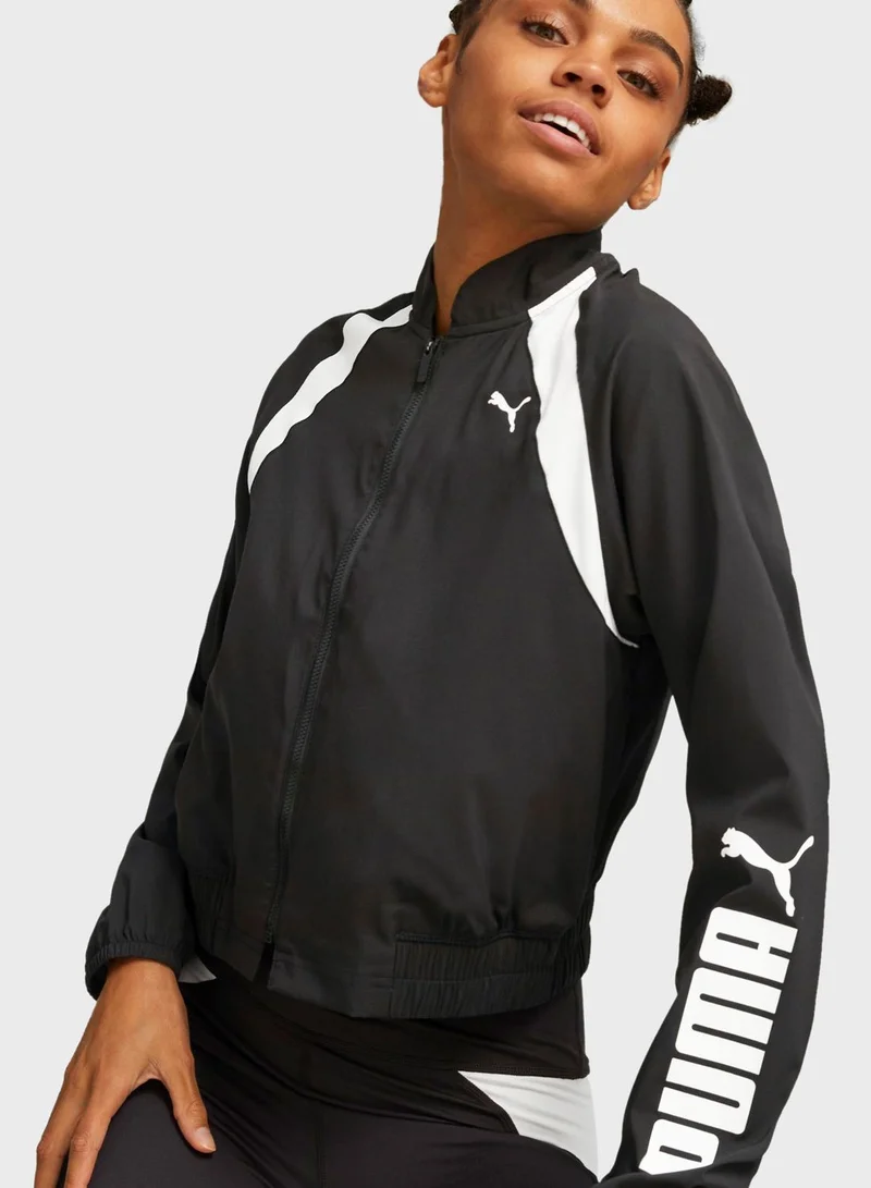 PUMA Fashion Fit Woven Track Jacket