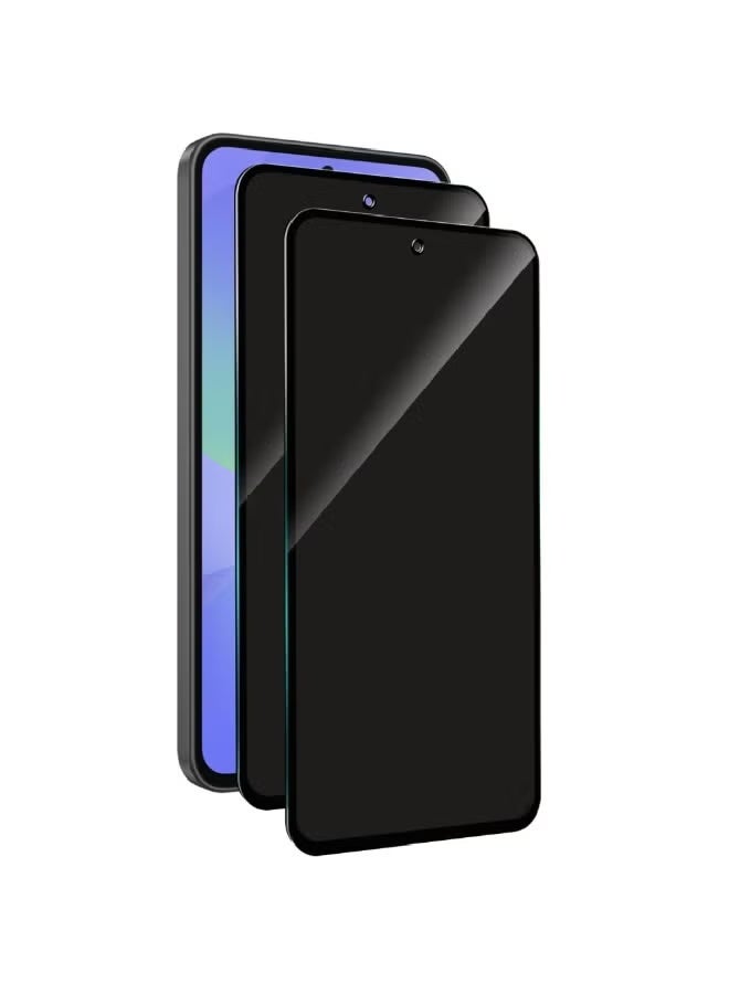 ZOOMEE 2 Pack Privacy Screen Protector for Samsung Galaxy A36 5G, Anti-Spy Tempered Glass Film, Full Coverage, Anti-Scratch, Bubble Free, Easy Installation - Image 1