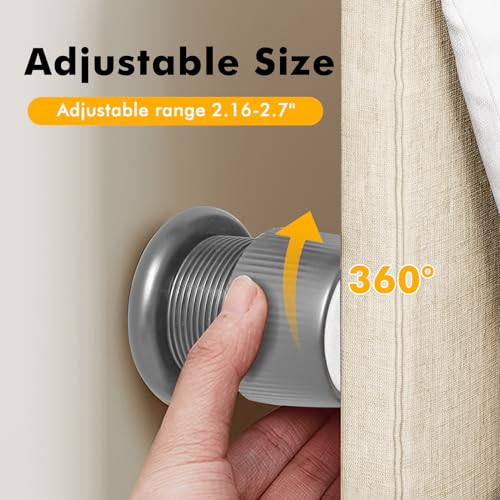 xuenair Adjustable Furniture Bed Risers 1626 inch Bed Risers Gray Durable Plastic and Anti Slip Couch Risers 2 inch for Sofa Bed Table and Chair LiftsGray 4 pcs - Image 3