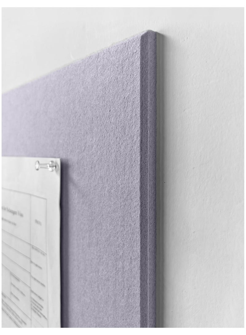 Dominy Large Bulletin Boards, 12 Pack 30×30 CM Felt Wall Tiles with Safe Removable Adhesive Tabs and Box of Pushpins, Cork Board Alternative, Pin Board Tack Board for Office Walls (Purple)  - Image 2