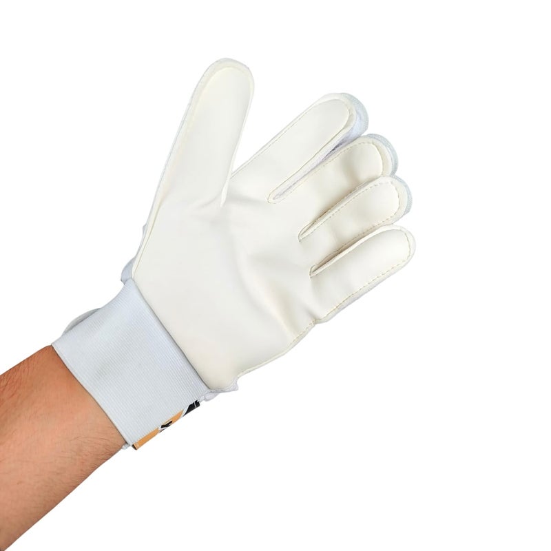 Prokick Armor Football Goalkeeper Gloves with Latex Palm for Extra Grip | Elastic Wrist Support & Protective Straps | Breathable & Durable | Ideal for Soccer Matches | in-Box: 1 Pair of Gloves (S) - Image 2