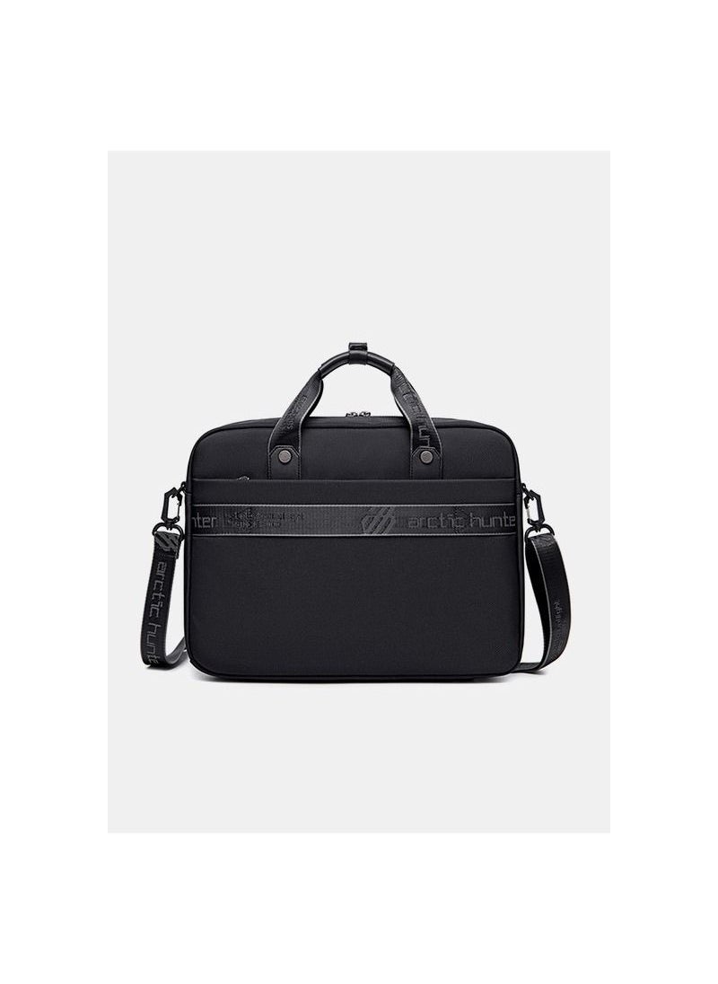 ARCTIC HUNTER - GW00017 Waterproof Anti Theft Business Casual High Quality Messenger Bag, Black - Image 1