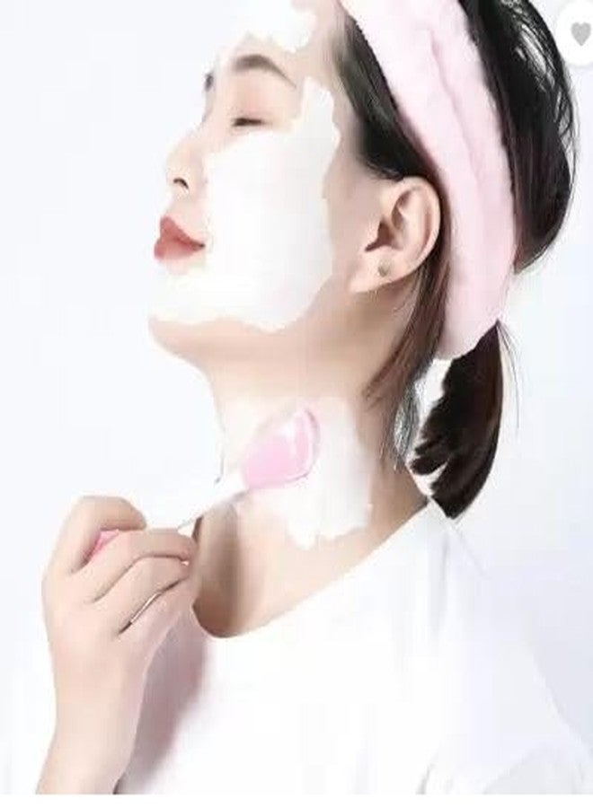 Gugzy Silicone Double-head Face Mask Brush, Facial Mask Applicator, Makeup Removel Scrubber, Lips Face Cleansing Exfoliating Brush And Body Butter Applicator (Light Pink) - Image 5