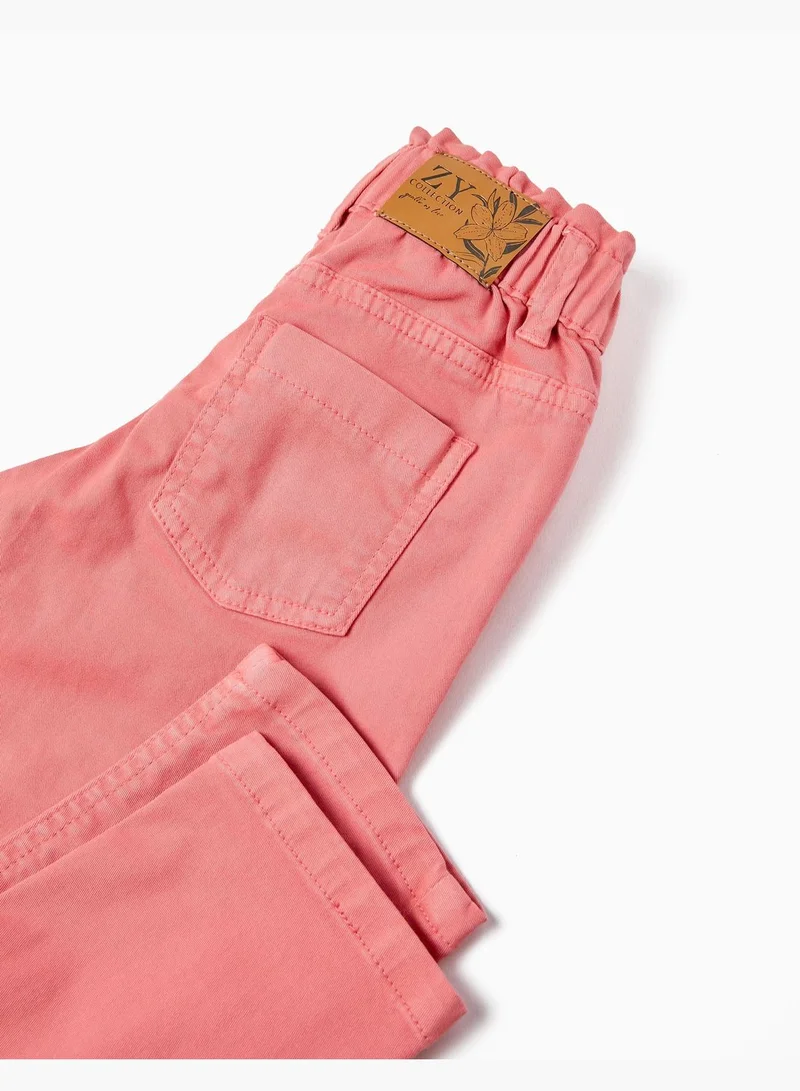 زيبي Zippy Twill Paperbag Trousers For Girls