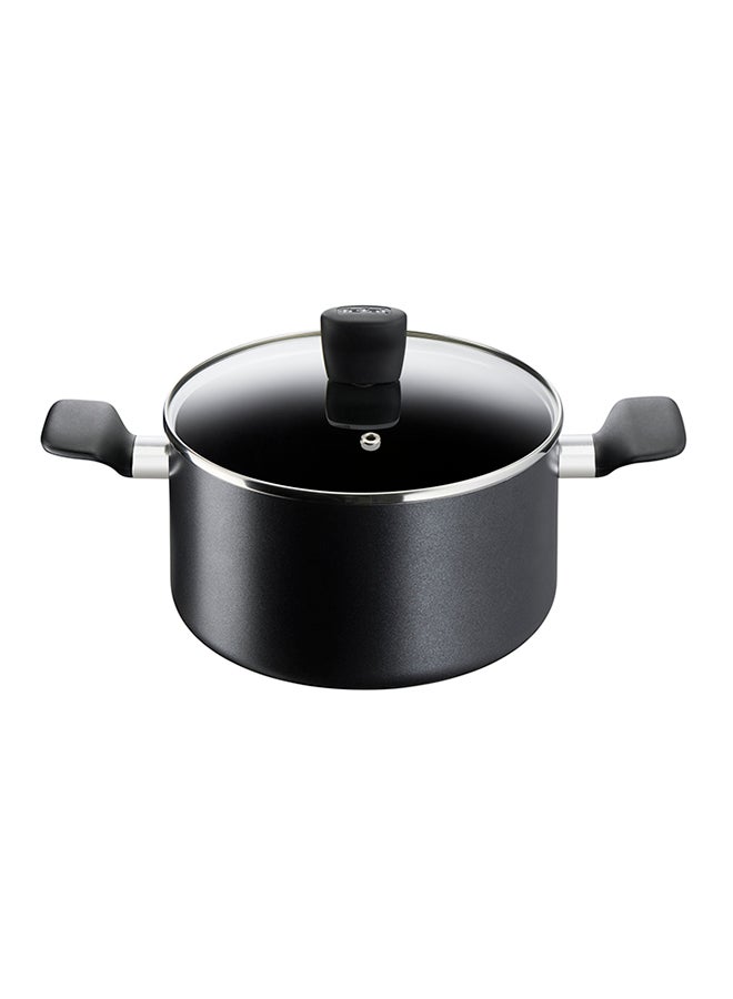 Tefal Super Cook Stewpot With Lid Nonstick Black 22 cm Black - Image 1