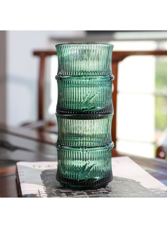 Glass bottle with a cup for water, juices and drinks. Capacity: 850 ml bottle, 220 ml cup - Image 4