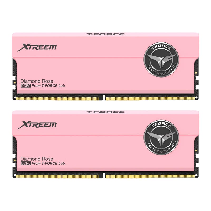 TEAMGROUP TForce XTREEM DDR5 Ram 48GB 2x24GB 7600MHz PC560800 CL36 MDIE Desktop Memory Module Ram for Intel XMP 30 AMD Expo Compatible Pink FFPD548G7600HC36EDC01 - Image 2