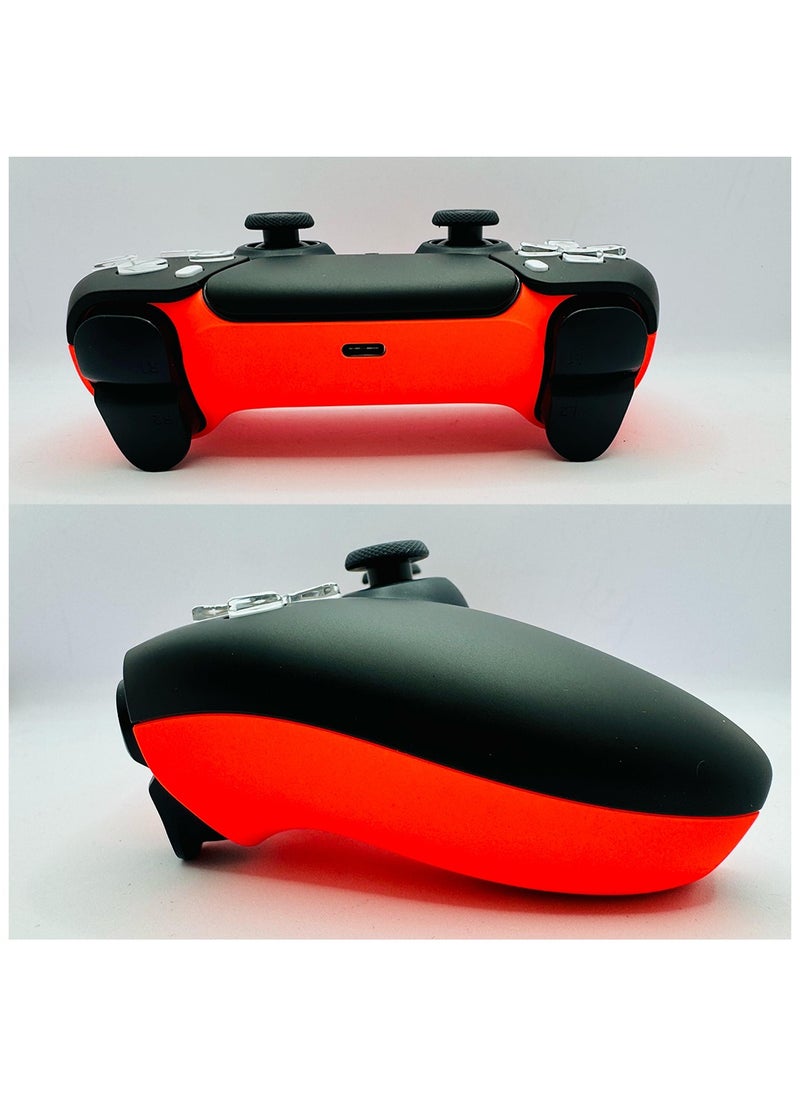 Craft - CRAFT by MERLIN PAINTED PLAY STATION 5 DUAL SENSE WIRELESS CONTROLLER BLACK NEON - Image 1
