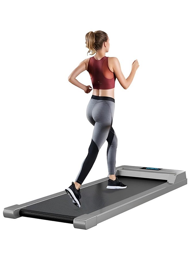Favarey - Walking Pad  Treadmills Ultra Slim Electric Treadmill Smart Walking Pad treadmill machine Portable Safety Non Holder Gym and Running Device  Grey - Image 1
