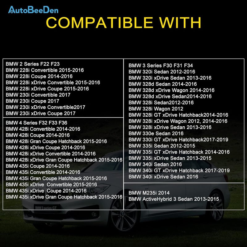 AutoBeeDen Fog Lights for BMW 2, 3, and 4 Series (2012-2014) - Smoke - Image 2