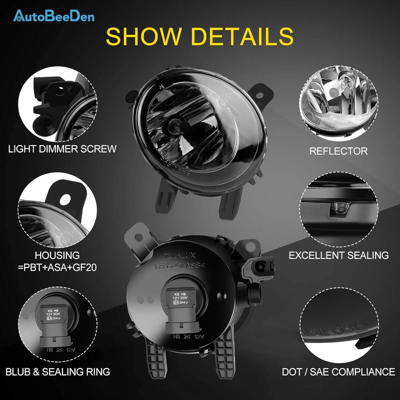 AutoBeeDen Fog Lights for BMW 2, 3, and 4 Series (2012-2014) - Smoke - Image 4