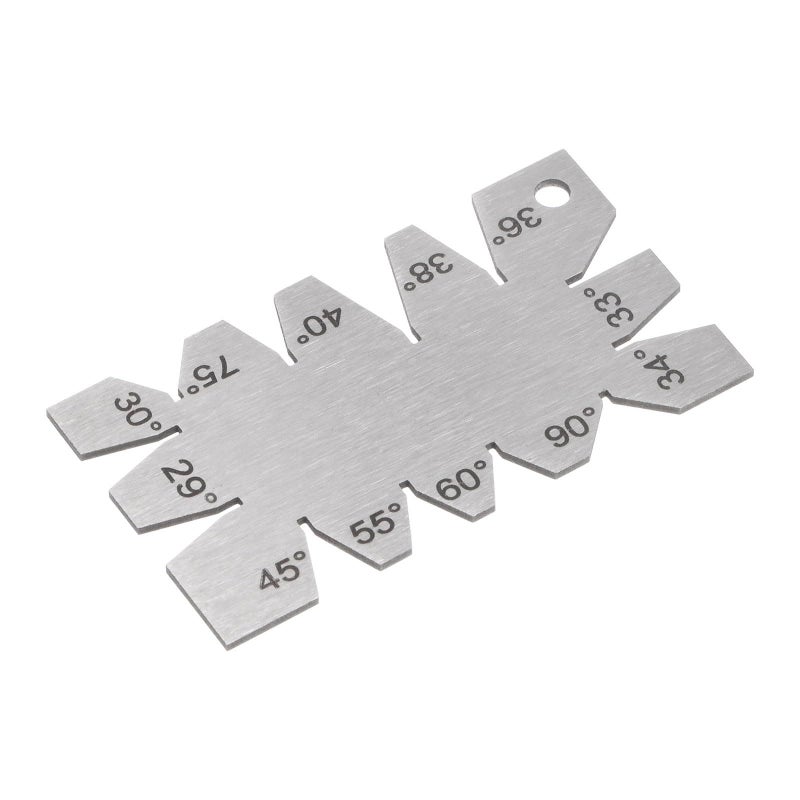 Stainless Steel Angle Template 29 to 90 Degree Thread Cutting Gauge Lathe Tool - Image 4