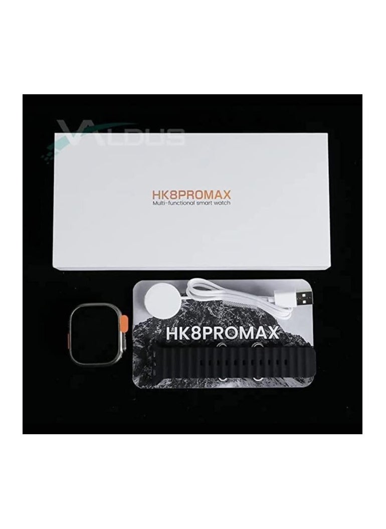 ELTRAZONE - HK8 Pro Max 2.12" Screen Ultra Smart Watch Series 8 49mm Memory 256MB Battery 320mAh Compass NFC Waterproof IP68 Wireless Charging - Image 1