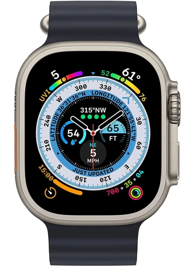 ELTRAZONE - HK8 Pro Max 2.12" Screen Ultra Smart Watch Series 8 49mm Memory 256MB Battery 320mAh Compass NFC Waterproof IP68 Wireless Charging - Image 1