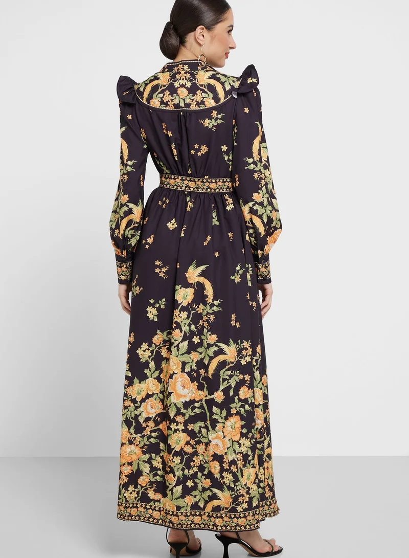 Khizana Floral Printed Dress
