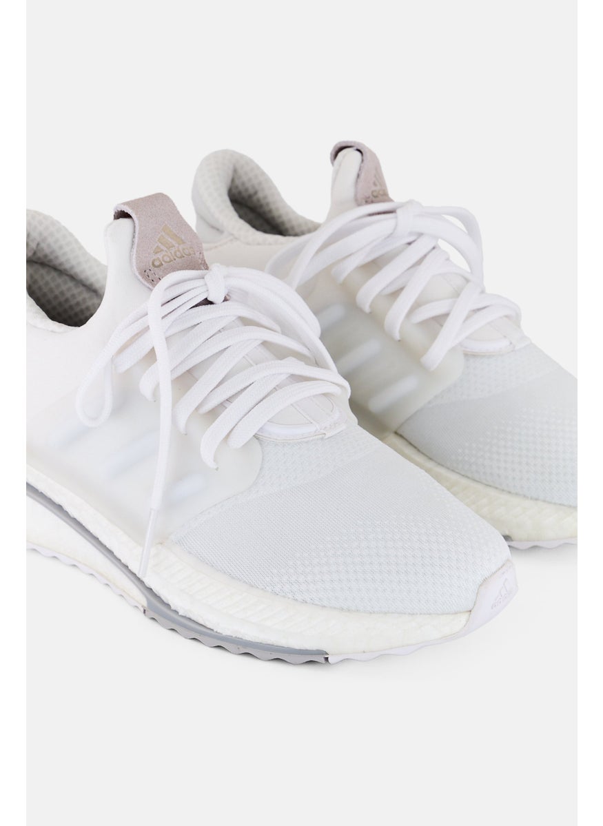 Adidas Kids Boy X-PLR Boost Lace Up Running Shoes, White  - Image 2