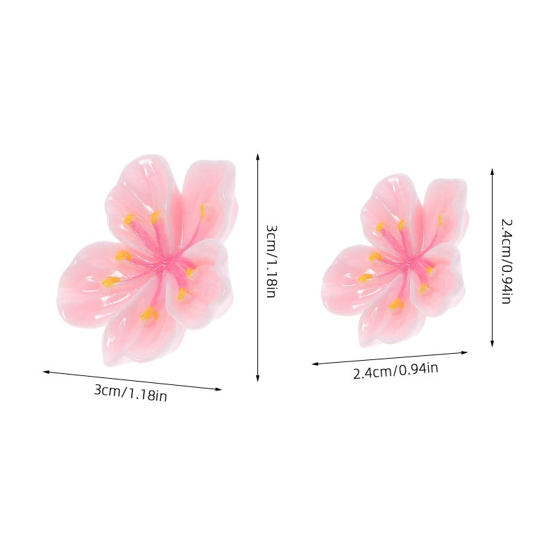 Floral Push Pins 30pcs Resin Flower Thumbtacks with Metal Nails for Bulletin Board Office Home Decor - Image 3