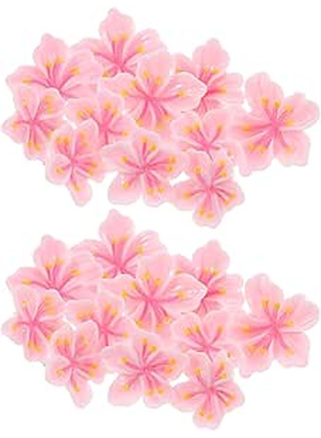 Floral Push Pins 30pcs Resin Flower Thumbtacks with Metal Nails for Bulletin Board Office Home Decor - Image 1