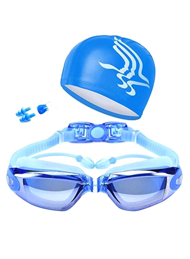 يو-هومي طقم نظارات سباحة وغطاء رأس 5 في 1. - Image 1