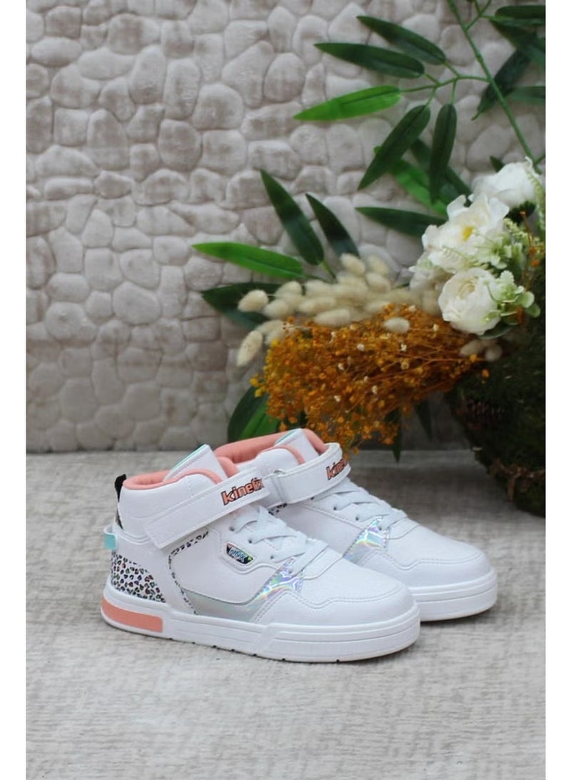 Kinetix Ploma Hi Pu 3pr Comfortable Product High Top Sneaker Girls Shoes - Image 1
