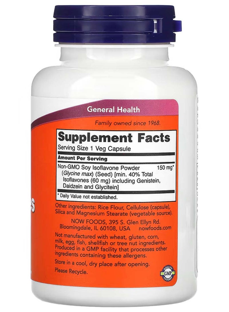 now Soy Isoflavones, 120 Veg Capsules - Image 2