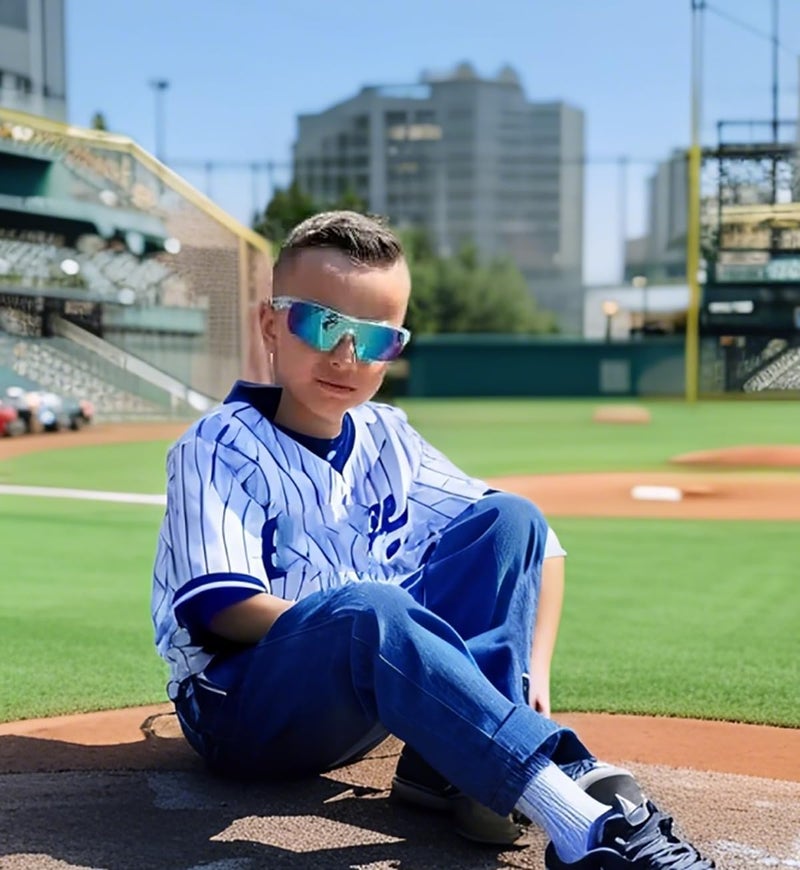 FEISEDY Kids Teens Baseball Polarized Sunglasses Sports TR90 Frame Boys Girls Cycling B2454 - Image 3